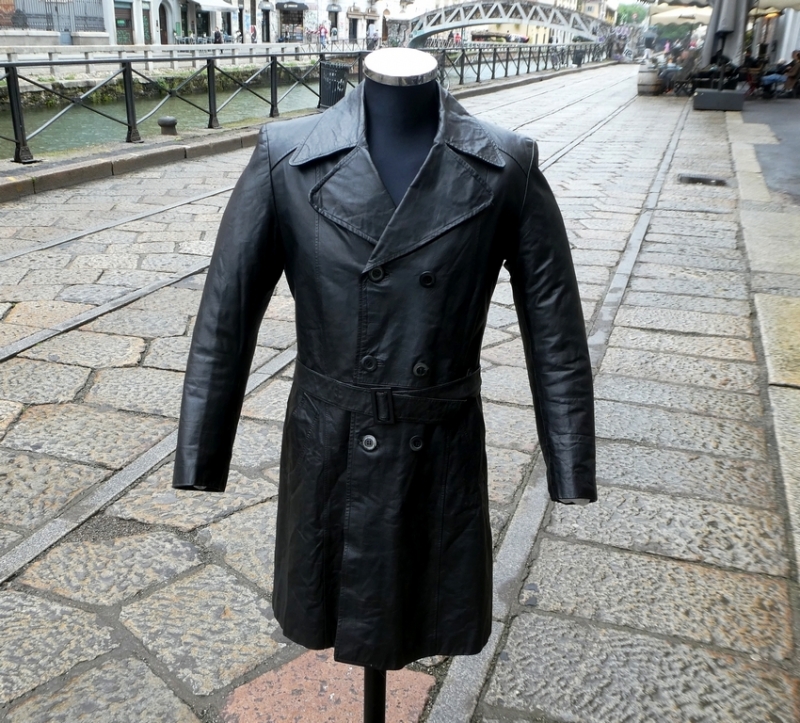 Vintage leather coat size S