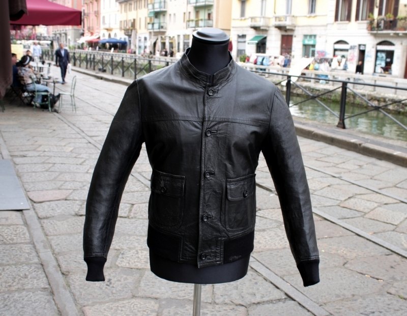 Vintage leather jacket size M