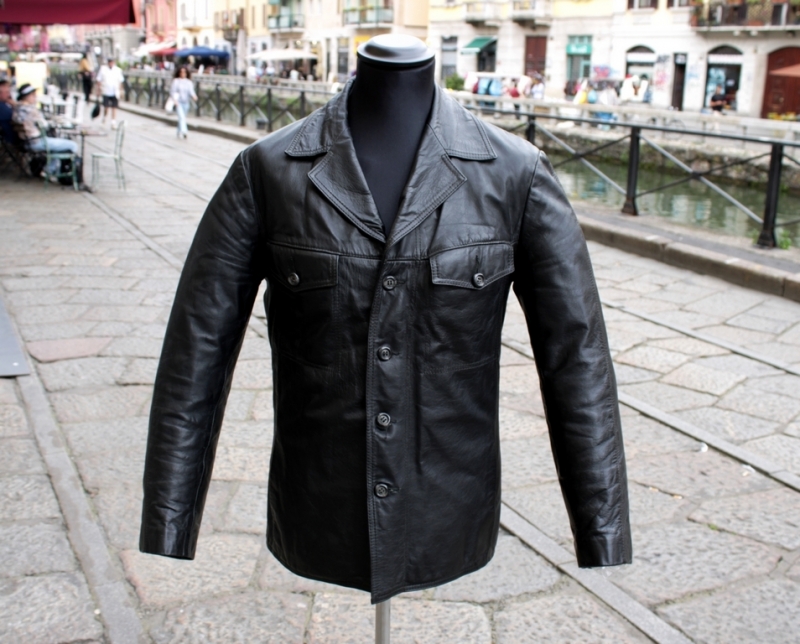 Vintage leather jacket size L 