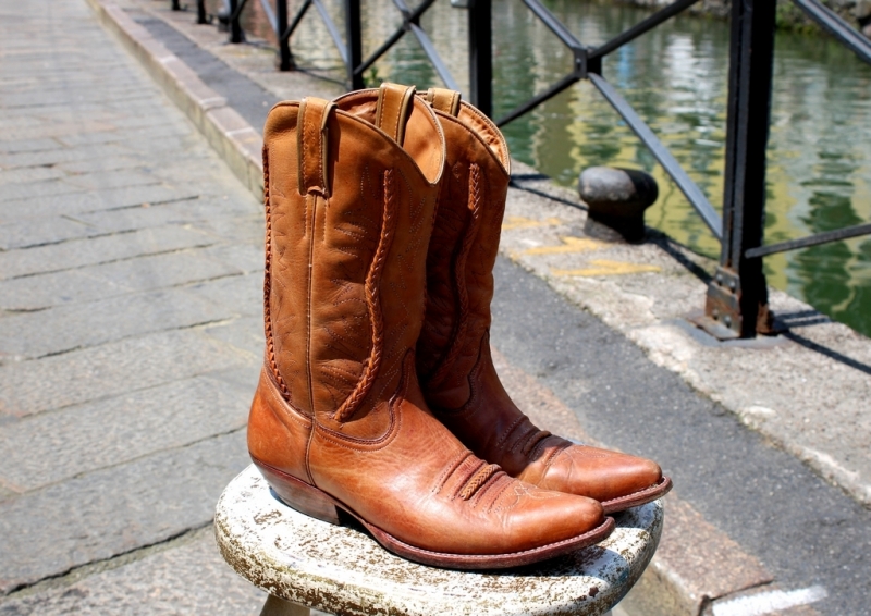 Vintage leather boots Soles