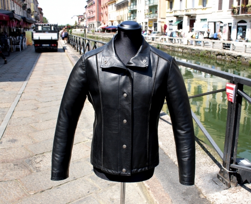 Vintage leather jacket size L 