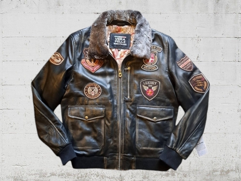 Top gun leather jacket