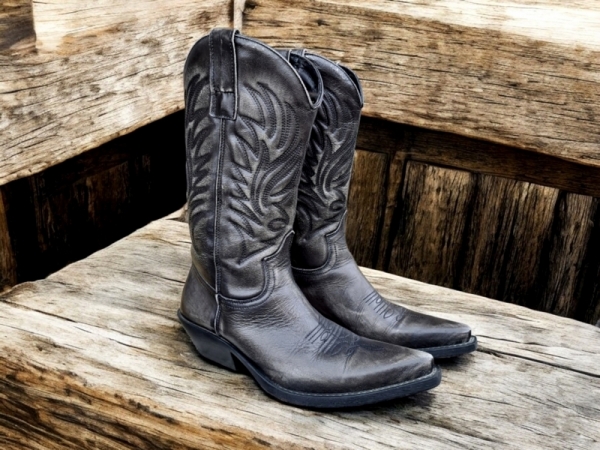 Stivali pelle texani camperos cowboy boots numero 