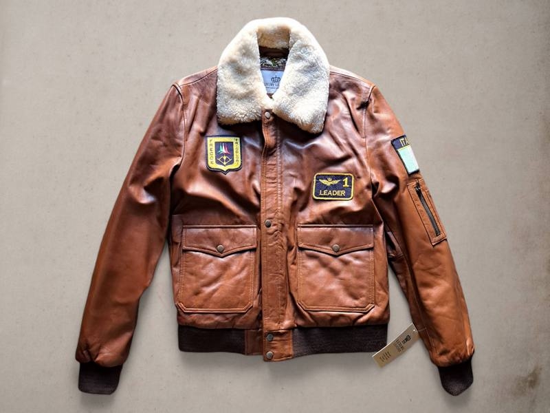 Frecce tricolori leather jacket