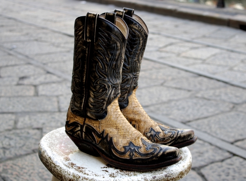 Python sendra leather boots size 39