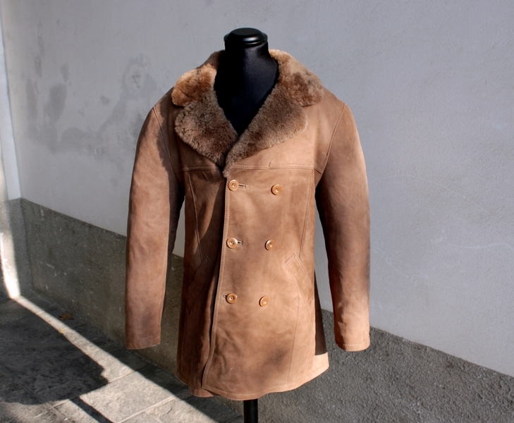 Cappotto montone shearling originale vintage tagli