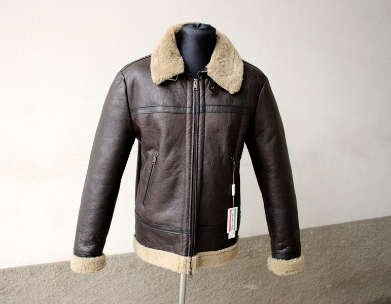 New shearling bomber jacket b3 raf made in italy