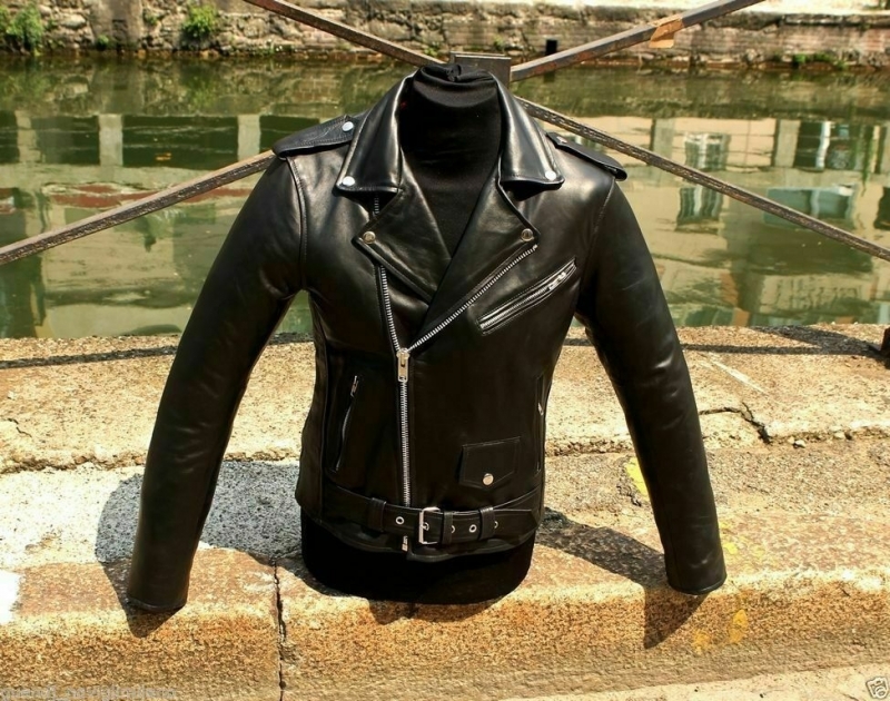 Perfecto biker guendj leather moto jacket 