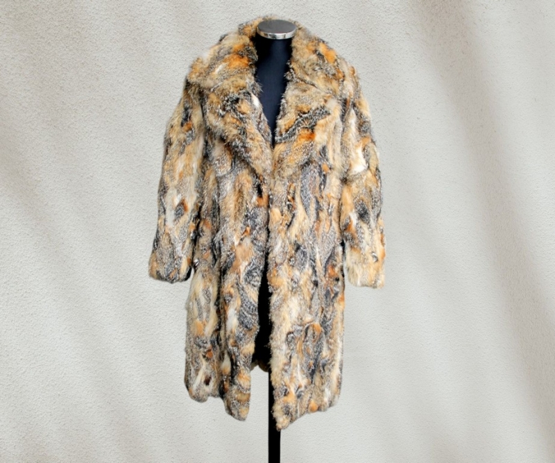 Cappotto pelliccia folta lunga uomo vintage origin