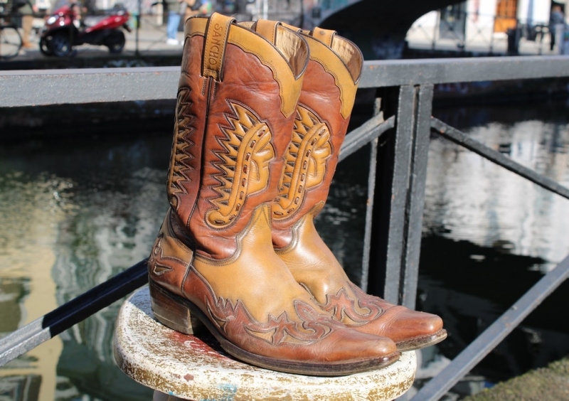 Stivali pelle camperos texan boots Sancho original