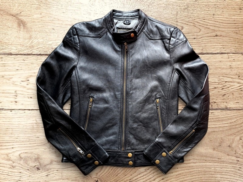 Biker new leather jacket woman Guendj milano